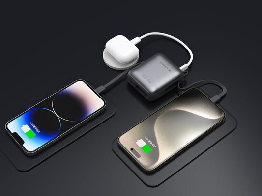 Xssive Mini Powerbank Fast Charge incl. Cable 10000mAh XSS-PB45 Mini - Black