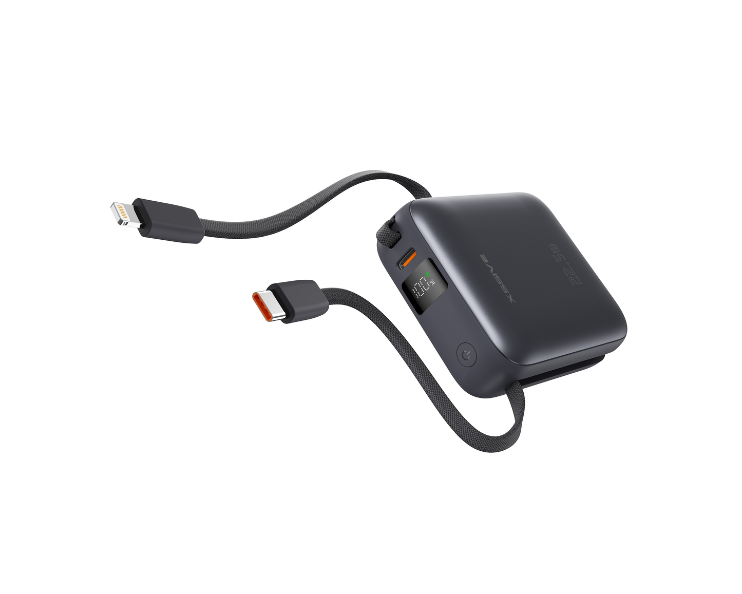 Xssive Mini Powerbank Fast Charge incl. Cable 10000mAh XSS-PB45 Mini - Black
