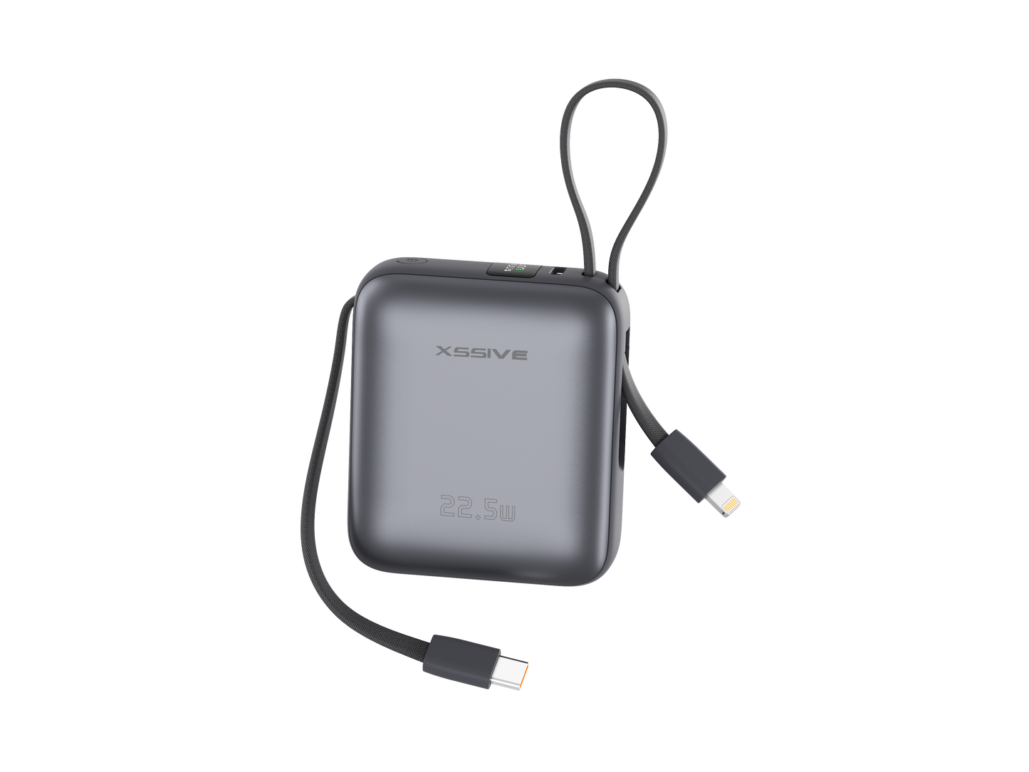 Xssive Mini Powerbank Fast Charge incl. Cable 10000mAh XSS-PB45 Mini - Black