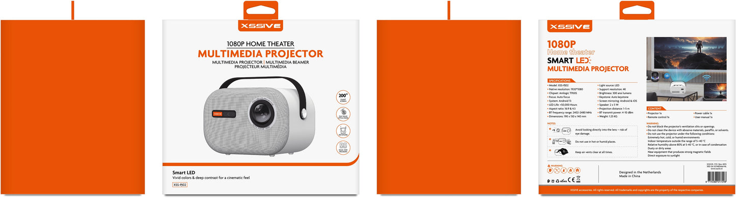 Xssive Multimedia Projector XSS-PJ02