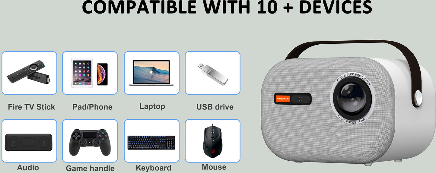 Xssive Multimedia Projector XSS-PJ02