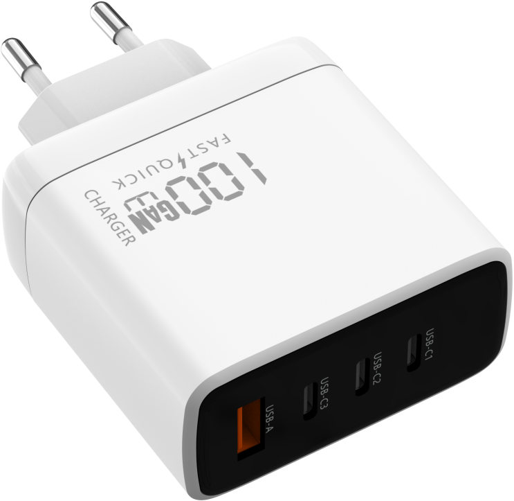 Xssive 100W PD GaN Quick Charger XSS-AC75 - White