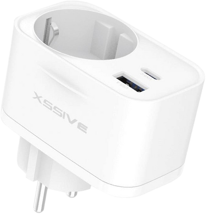 Xssive 20W PD Quick Charger with AC Outlet XSS-AC81