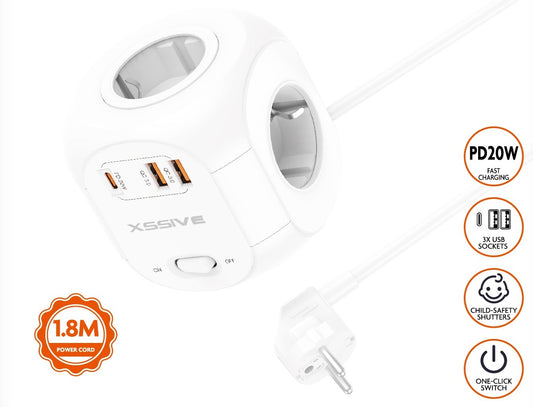 Xssive 20W Power Socket PD&QC3.0 XSS-SOCKET5