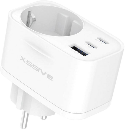 Xssive 30W PD Quick Charger with AC Outlet XSS-AC82