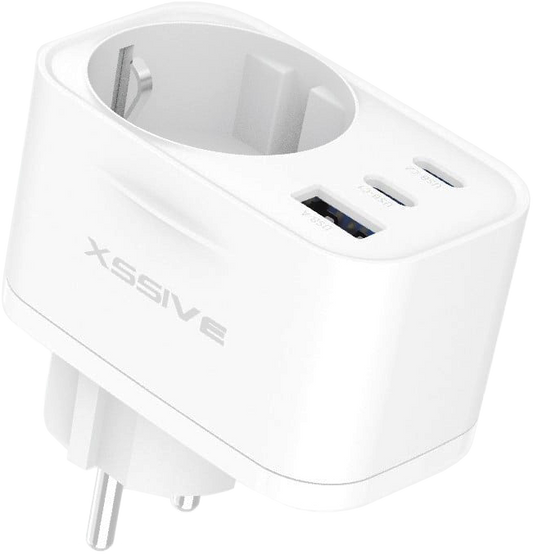 Xssive 30W PD Quick Charger with AC Outlet XSS-AC82