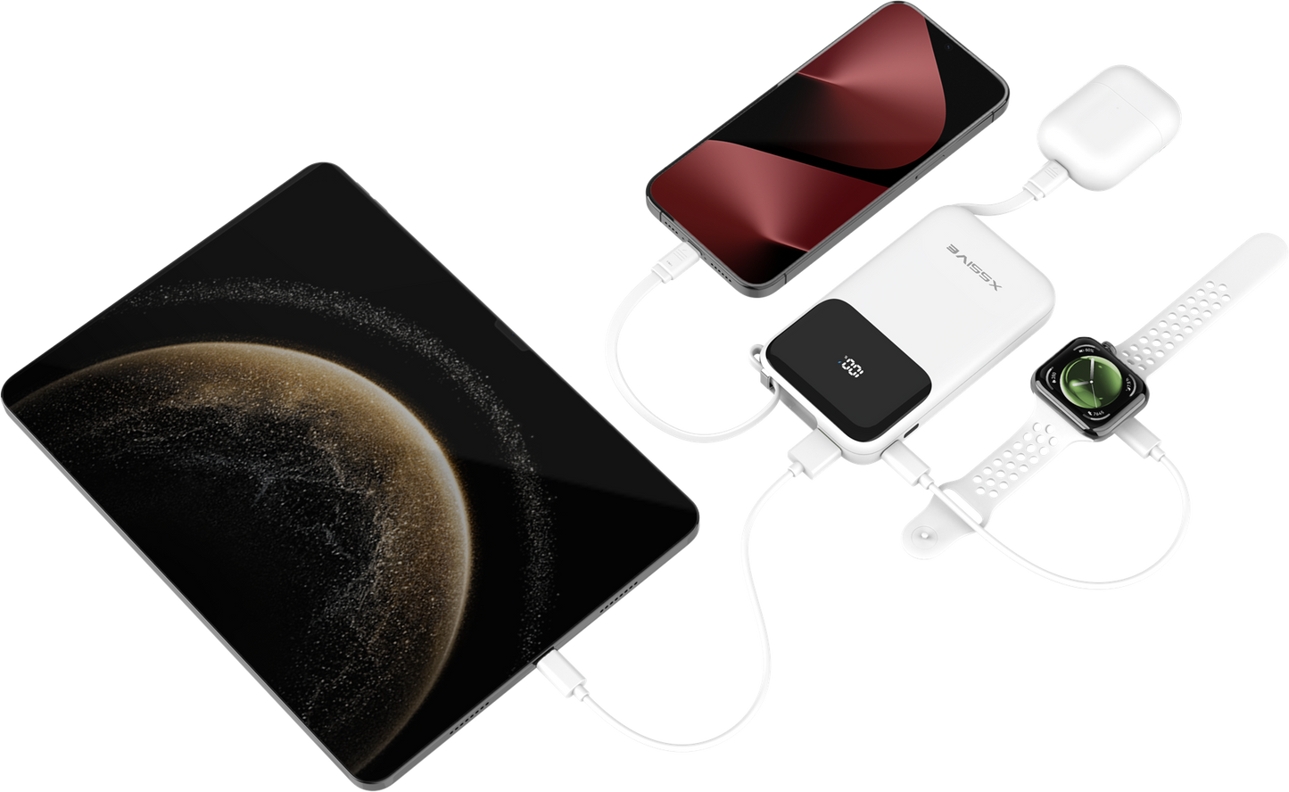 Xssive 30W Powerbank Fast Charge incl. Cable 10000mAh XSS-PB49