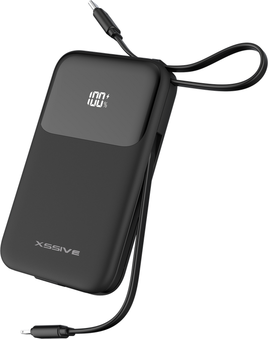 Xssive 30W Powerbank Fast Charge incl. Cable 10000mAh XSS-PB49