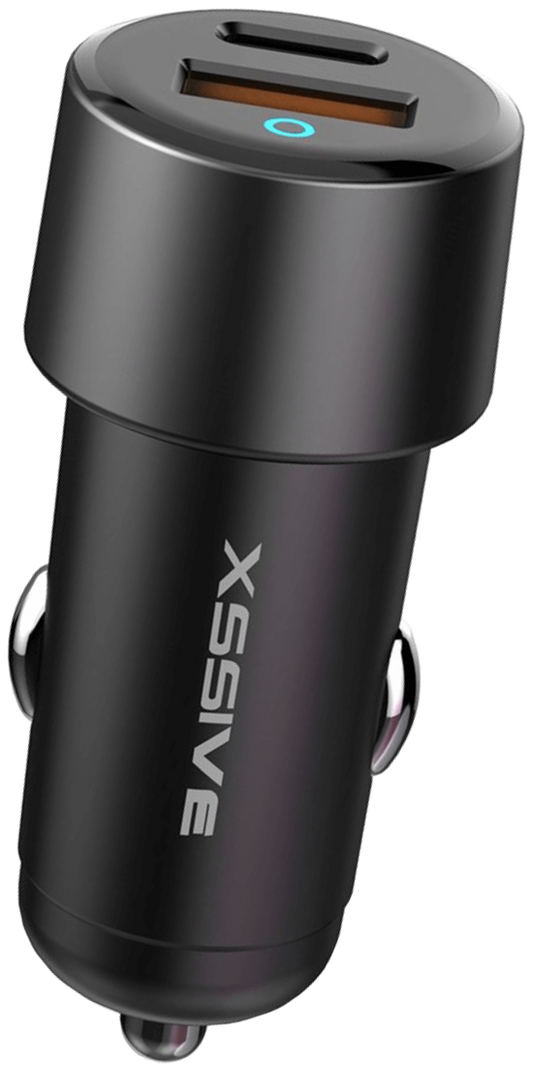 Xssive 85W PD+QC3.0 Fast Car Charger XSS-CC45 - Black