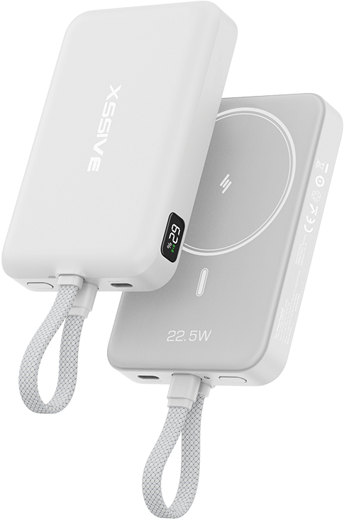 Xssive Magnetic Wireless Powerbank with Cable 10.000 mAh XS-PB51