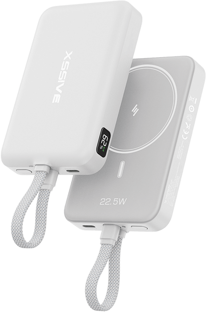 Xssive Magnetic Wireless Powerbank with Cable 10.000 mAh XS-PB51