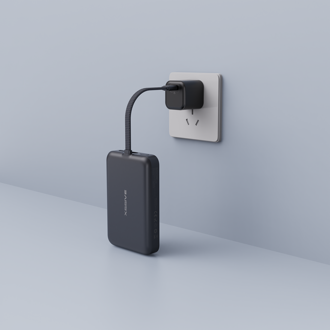 Xssive Magnetic Wireless Powerbank with Cable 10.000 mAh XS-PB51