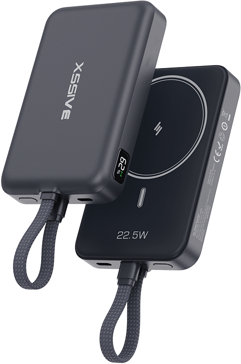 Xssive Magnetic Wireless Powerbank with Cable 10.000 mAh XS-PB51