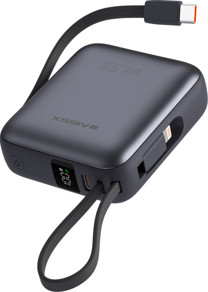 Xssive Mini Powerbank Fast Charge incl. Cable 10000mAh XSS-PB45 Mini - Black