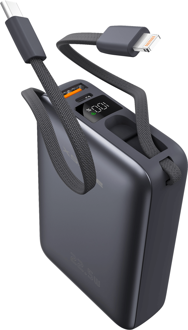 Xssive Mini Powerbank Fast Charge with Cable 20000mAh XSS-PB46