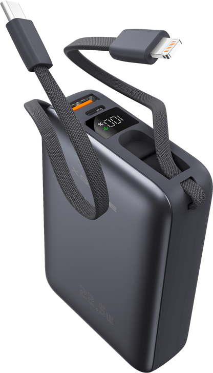 Xssive Mini Powerbank Fast Charge with Cable 20000mAh XSS-PB46