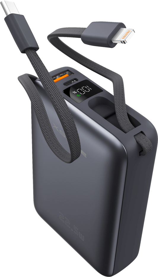 Xssive Mini Powerbank Fast Charge with Cable 20000mAh XSS-PB46