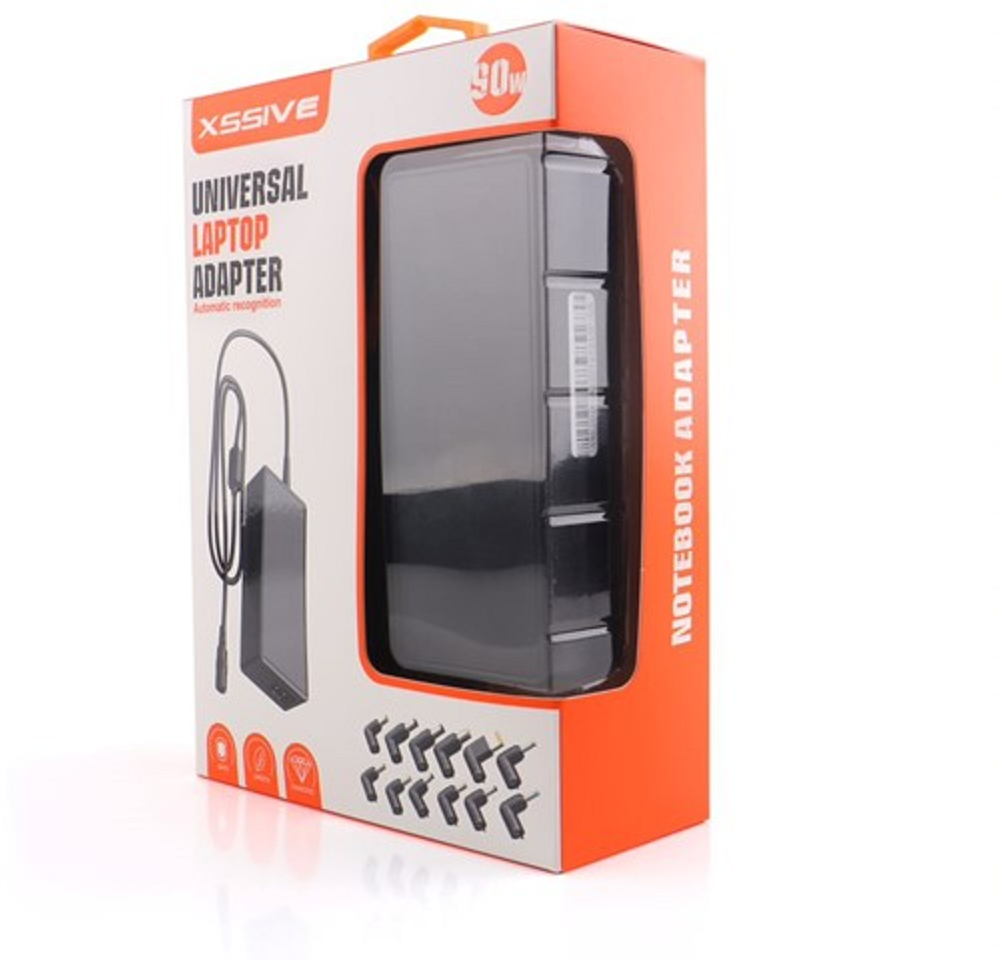 Xssive Notebook/Laptop Charger 90W/12 Plugs