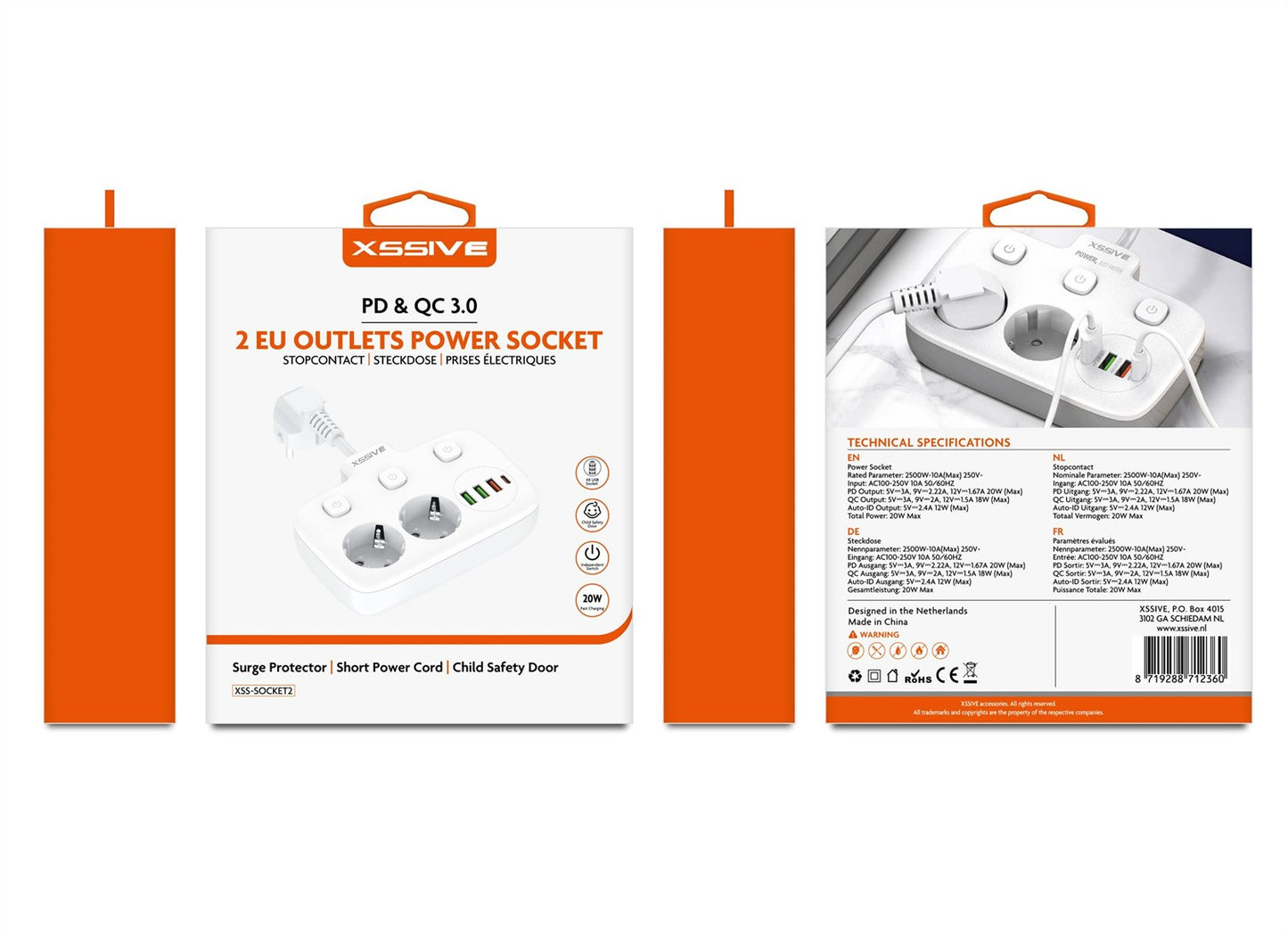 Xssive Power Socket PD&QC3.0 XSS-SOCKET2