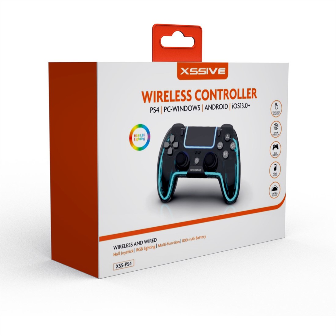 Xssive PS4 RGB Controller XSS-PS4 - Smoke