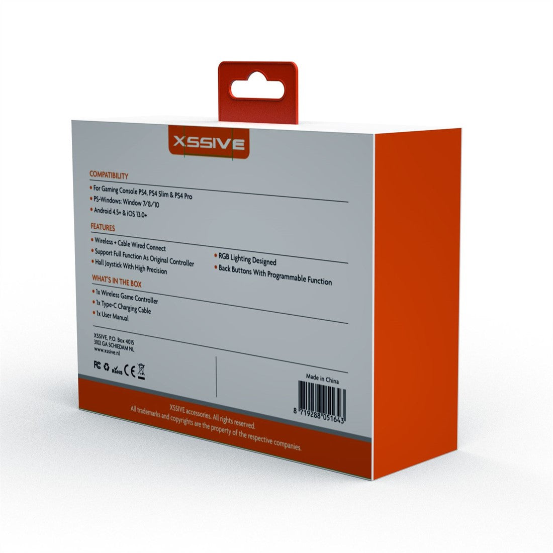 Xssive PS4 RGB Controller XSS-PS4 - Smoke