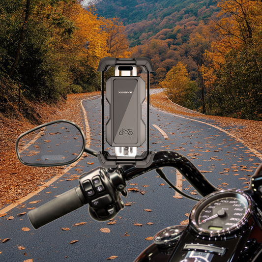 Xssive Rearview Mirror Motorcycle Holder for Smartphones tot 6.8 inch XSS-B13