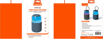 Xssive Wireless Portable Speaker XSS-BSP19BK - Zwart