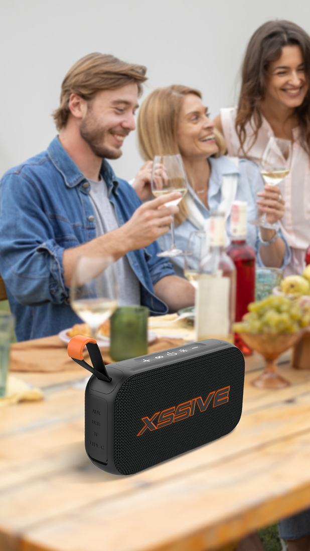 Xssive Wireless Portable Speaker XSS-BSP21 - Black